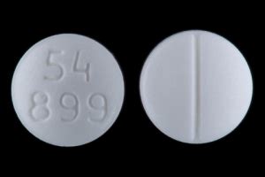 The white, round pill with the imprint 54 27 has been identified as Acetaminophen 500 mg supplied by Rugby Laboratories Inc. . 54 899 pill